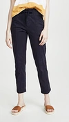 ALEX MILL DRAWSTRING WASHED TWILL ANKLE trousers