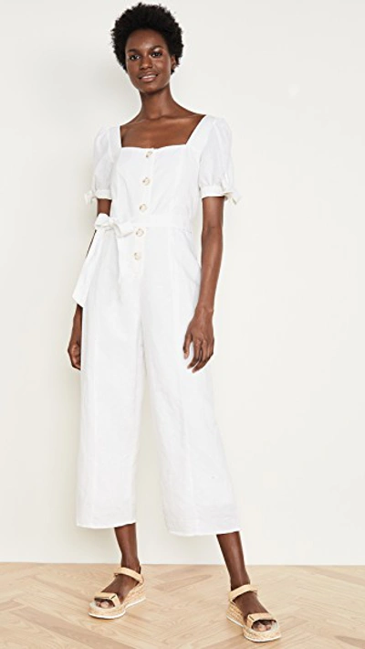 Charlie Holiday Cleo Jumpsuit In White