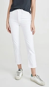 MOTHER THE TOMCAT HIGH WAIST CROPPED STRAIGHT JEANS