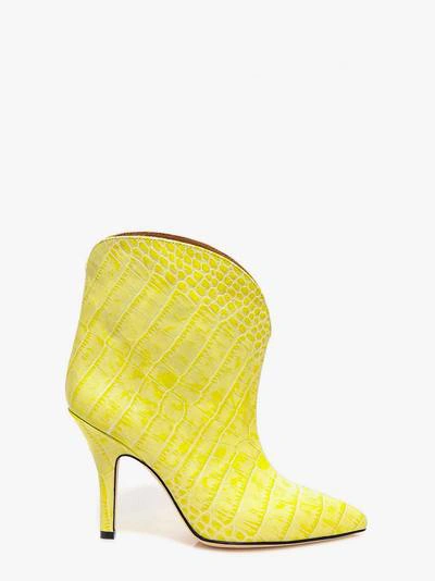 Paris Texas Ankle Boots In Yellow
