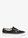 Vans Authentic Plimsolls In Black In Black