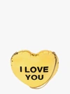 Marc Jacobs Marc Jacob The Heart Clutch In Gold