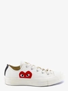Comme Des Garçons Play Off-white Converse Edition Half Heart Chuck 70 Low Sneakers In White