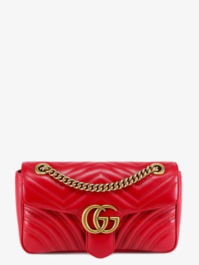 Gucci Borsa Piccola Gg Marmont In Pelle Matelasse' In Pink