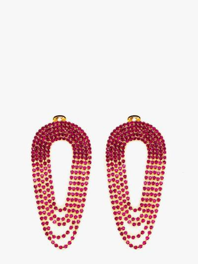 Silvia Gnecchi Liberty Earrings In Pink