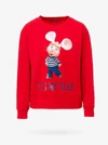 Alberta Ferretti Topo Gigio Its My Year Sweatshirt In Red