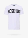 Moschino Cotton T-shirt With Logo Print In White