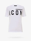 Dsquared2 White Cotton T-shirt In White