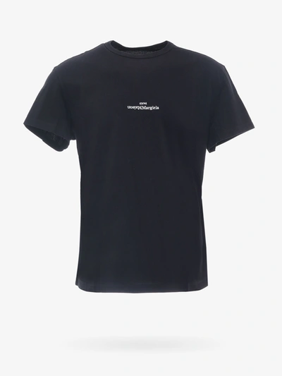 Maison Margiela Men Blackwhite Crewneck Logo T-shirt, M Luxury T-shirts For Men Darveys