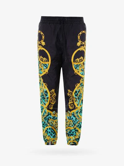 Versace Jeans Couture Printed Jogging Pants In Green