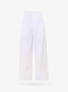 Bottega Veneta Wide Leg Pants In White