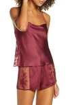 Rya Collection Darling Short Pajamas In Burgundy