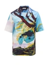 Valentino Floating Island Short-sleeved Shirt In Multicolour