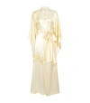 CARINE GILSON LONG SILK FLORAL PRINT KIMONO dressing gown,14971000
