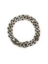 Werkstatt:münchen Embellished Chain Bracelet In Silver