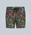 VILEBREQUIN MOORISE EVENING BIRDS SWIM SHORTS,P00440391