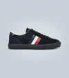 MONCLER NEW MONACO SUEDE SNEAKERS,P00455877