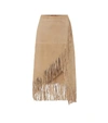 ALTUZARRA KENTUCKY SUEDE SKIRT,P00423017