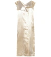 THE ROW MALKA缎布中长连衣裙,P00430381