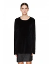 LEON EMANUEL BLANCK BLACK VELVET TOP,DIS-W-GS-01/BLK