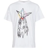 Off-white Futura Alien Graphic Print T-shirt In White Multicolor