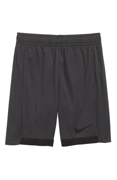 Nike Kids' Dry Trophy Shorts In Anthracite