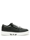 EMPORIO ARMANI LOGO PRINT SNEAKERS