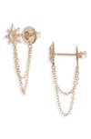 ANZIE CHAIN DROP EARRINGS,4435W