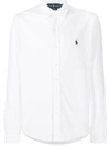Polo Ralph Lauren Polo Pony-embroidered Long-sleeve Shirt In White