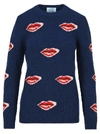 PRADA PRADA LIPS JACQUARD SWEATER