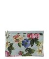 DOLCE & GABBANA DOLCE & GABBANA FLORAL PRINTED CLUTCH