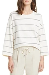 ATM ANTHONY THOMAS MELILLO STRIPE SWEATSHIRT,AW1380-EAW1