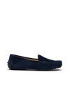 M. Gemi The Felize Suede In Midnight Blue/black Pegs