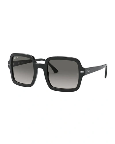 Ray Ban Rb2188 Sunglasses Black Frame Grey Lenses Polarized 53-24