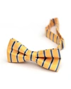 APPAMAN BOY'S CHECK & STRIPES BOW TIE,PROD229720049