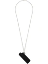 Ambush Lighter Pendant Necklace In Black