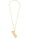 Ambush Gold Logo Lighter Case Necklace