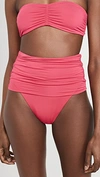 STELLA MCCARTNEY DROPPED HIGH WAIST BIKINI BOTTOMS