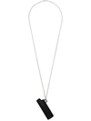 Ambush Lighter Pendant Necklace In Black