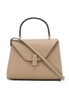 Valextra Iside Petite Tote Bag In Neutrals