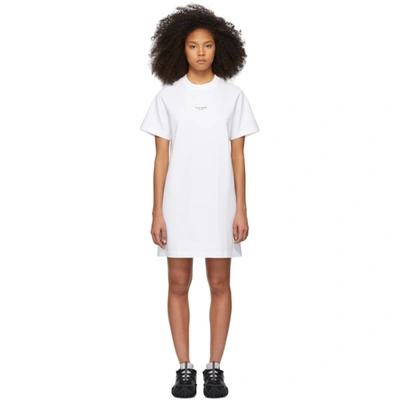 Acne Studios Erin Stamp T-shirt In White Cotton In Cotton T-shirt Dress