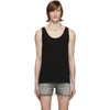 Saint Laurent Black Sail Jersey Tank Top