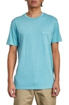 Rvca Pocket T-shirt In Blue