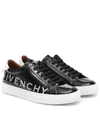 GIVENCHY URBAN STREET PATENT LEATHER trainers,P00432113