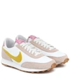 Nike Daybreak Shell, Suede And Leather Sneakers In Pink