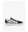 Vans Black And White Old Skool 36 Dx Leather And Canvas Sneakers In Black White Primary Chec