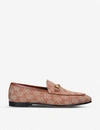 GUCCI JORDAAN GG CANVAS LOAFERS,R00015554