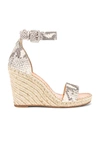 Dolce Vita Women's Noor Espadrille Wedge Sandals In Stone Snake Print