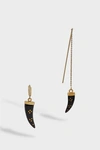 ISABEL MARANT Aimable Horn-Charm Earrings,BL0967-20P022B