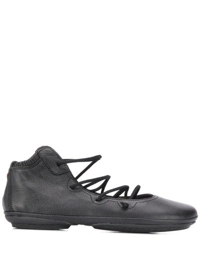 CAMPER NINA LACE-UP BALLERINA SHOES